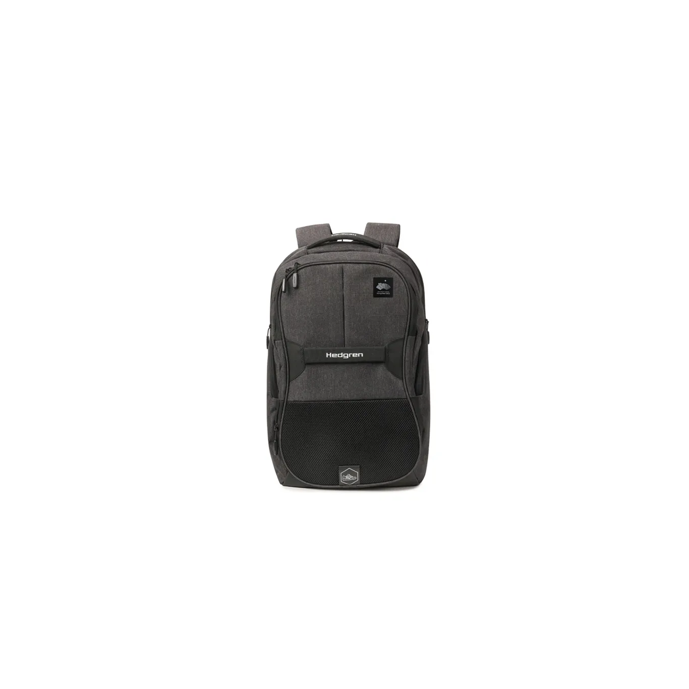 HEDGREN Polyester Backpack Large Size Men's Black/White