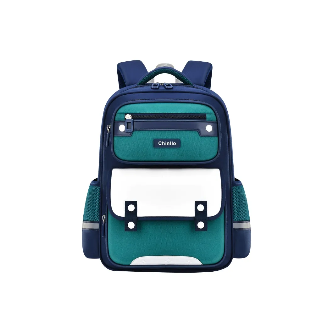 Alcohol Dragon Nylon Backpack Regular Women's Royal Blue Green/Royal Blue/Pink