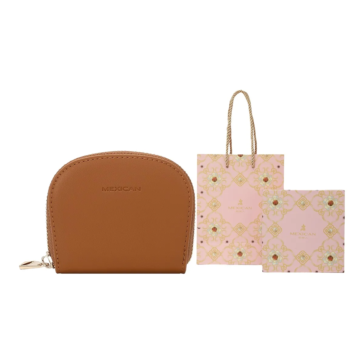 MEXICAN Card Holders Brown