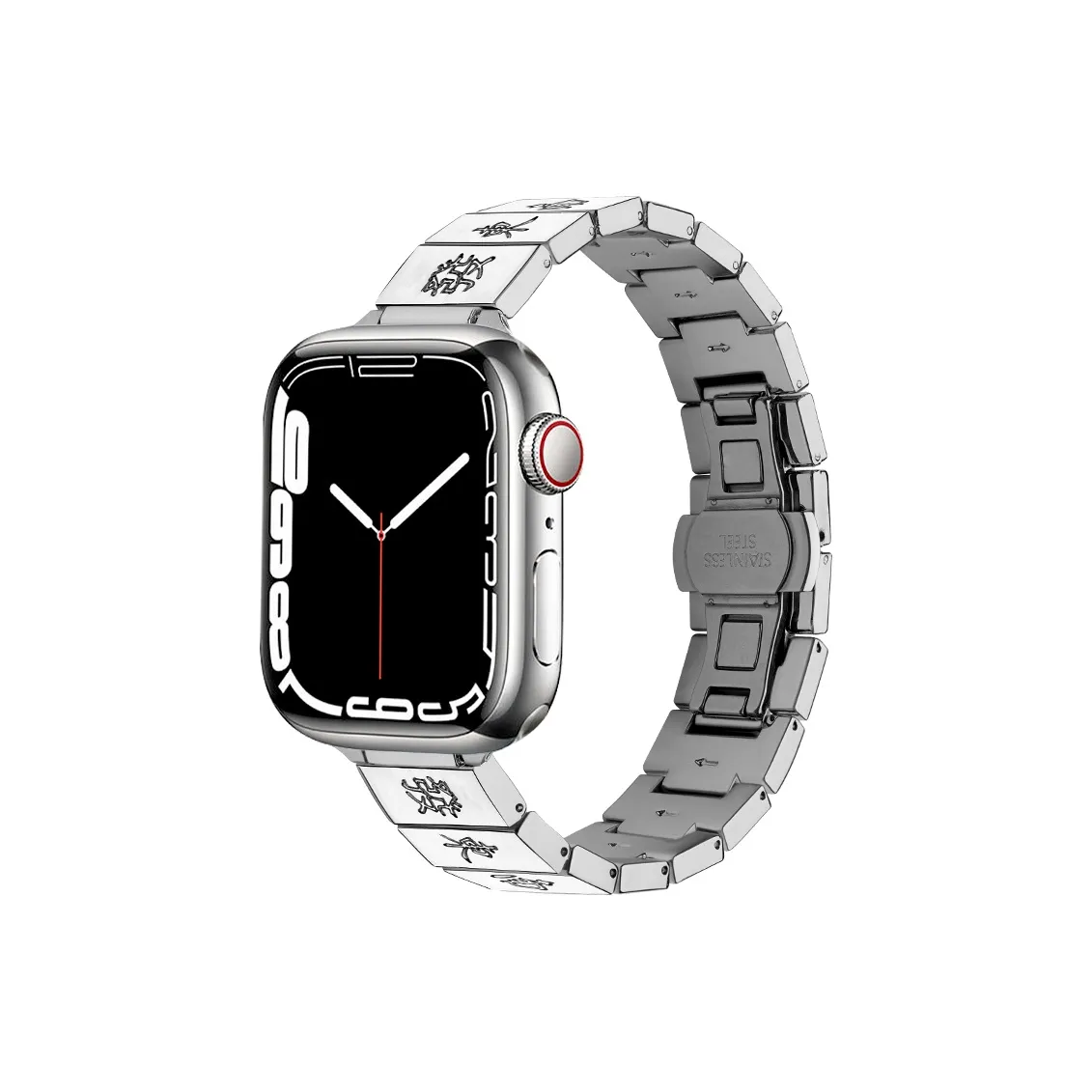 Penc Iwatch Ремешок Apple Совместимость Нержавеющий Стальной Материал