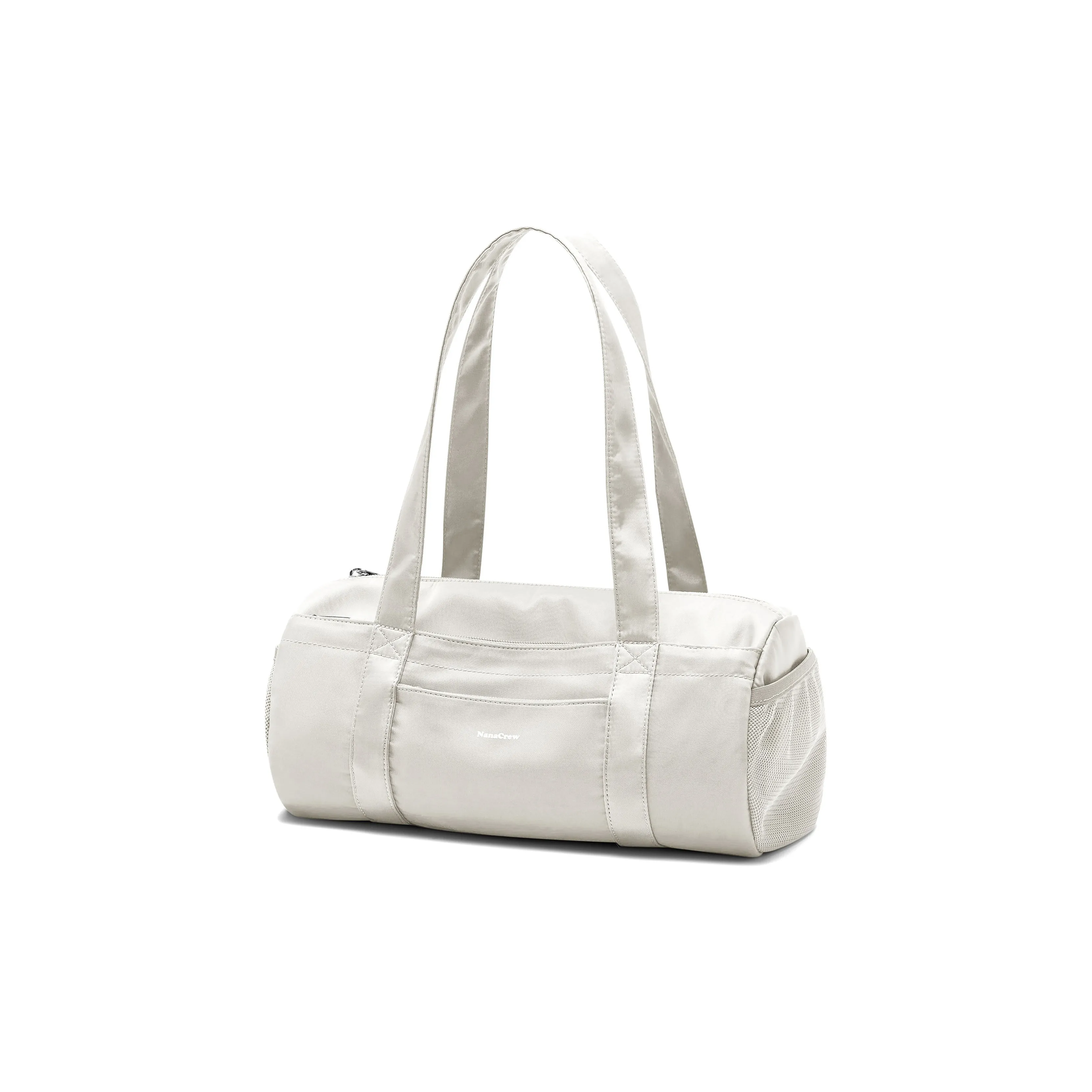 NANACREW Полиэстер и Нейлон Сумка через плечо Цилиндрическая сумка Стандартная Женская Черный Экрю Зеленый