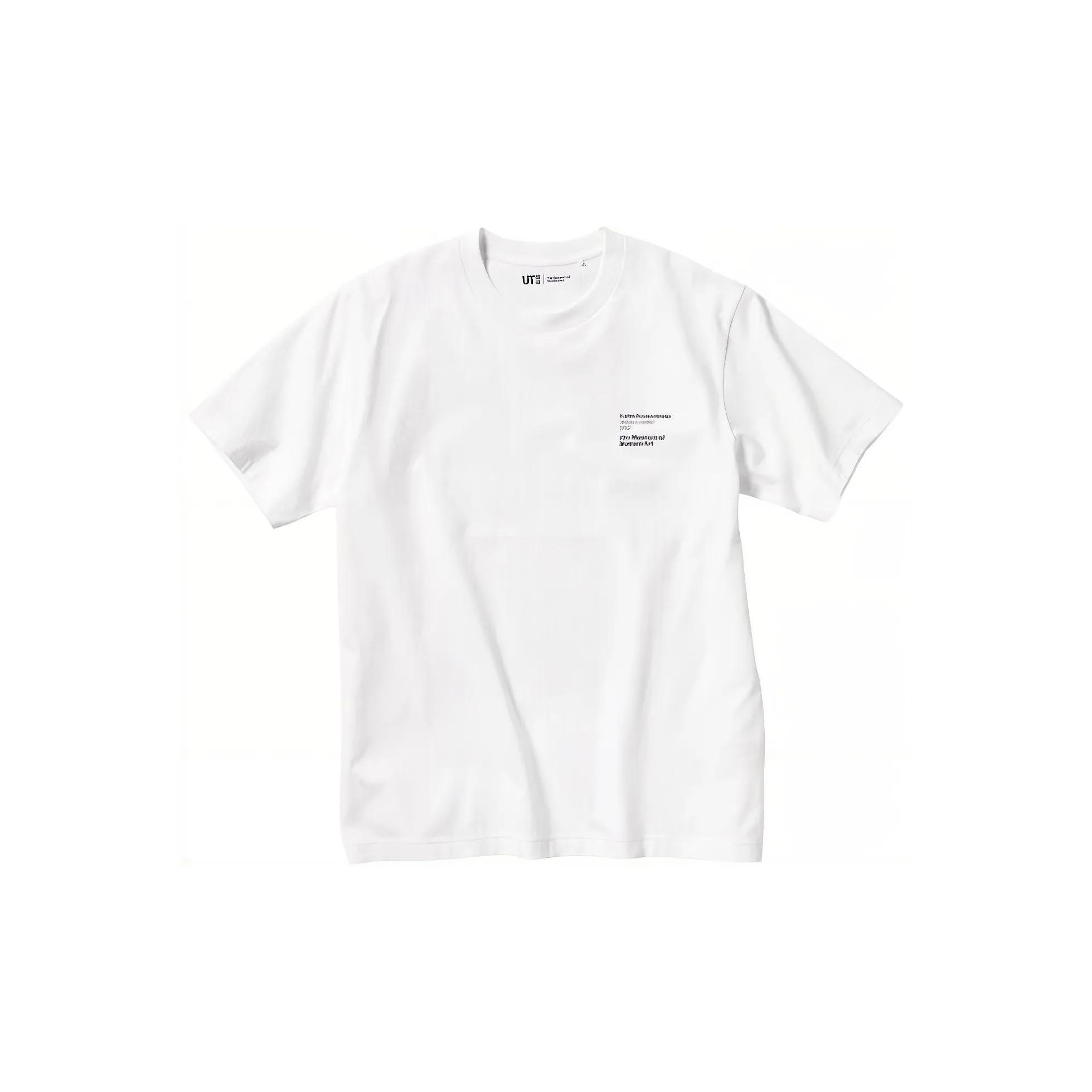 UNIQLO Белая унисекс футболка