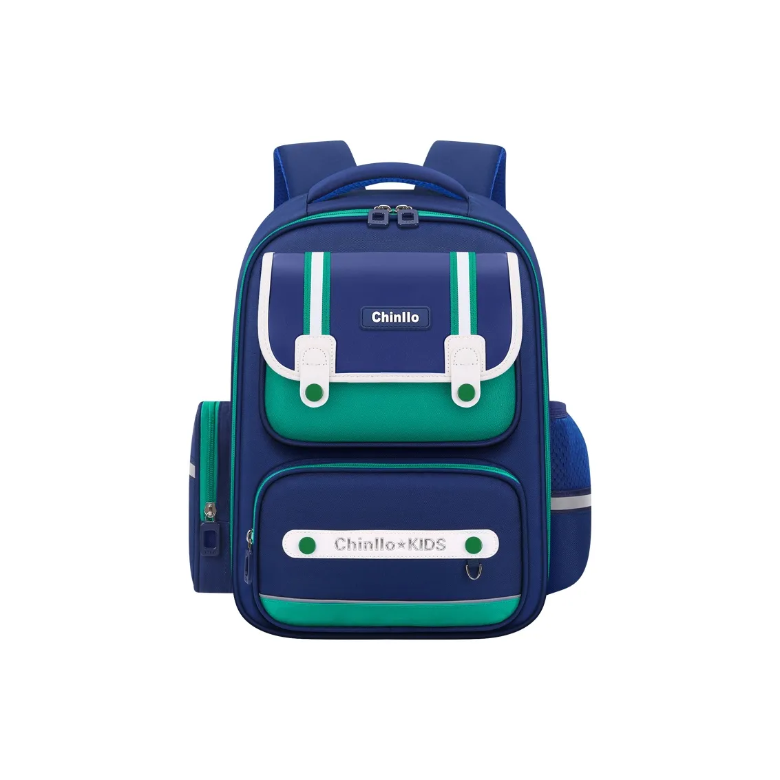 Alcohol Dragon Nylon With Polyester Backpack Regular Men's Royal Blue Pink/Royal Blue Green/Royal Blue/Purple
