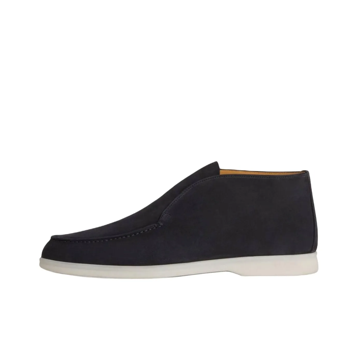 Loro Piana Open Walk Men's Casual Shoes Men Mid-Top Marine Blue
