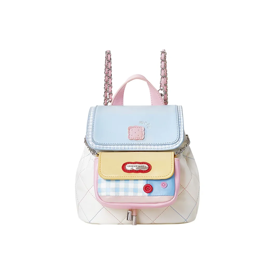Miffy Synthetic Leather Backpack Trumpets Women's White/Brown