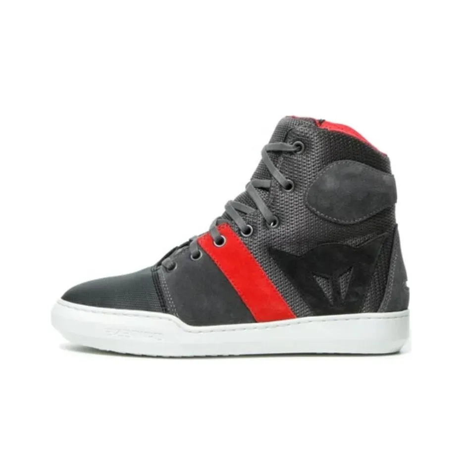DAINESE York Air Anti Slip And Wear Resistant Breathable High Top Cycling Shoes Women's Black Red
