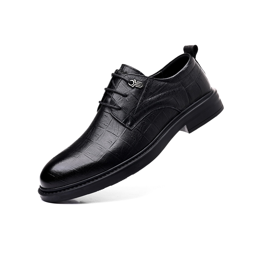 Elevate Your Style The Allure of Men s Black Dress Shoes with Gold Accents