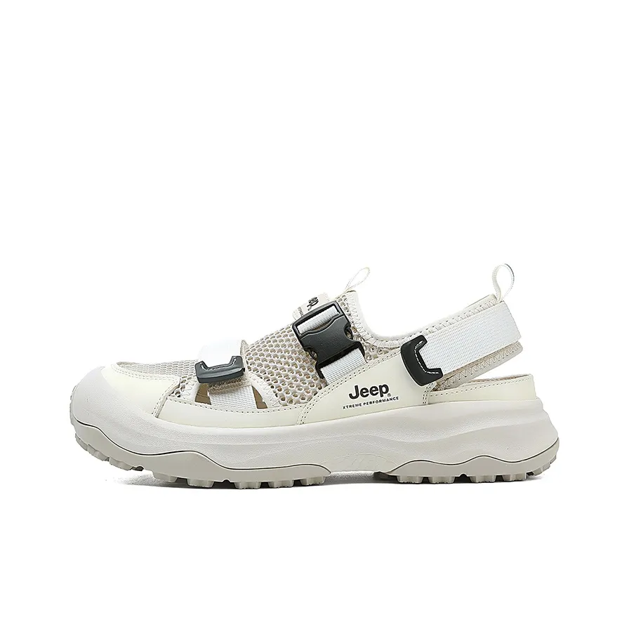 JEEP Закрытый носок Спортивные сандалии для мужчин Поход и Альпинизм Песочный
