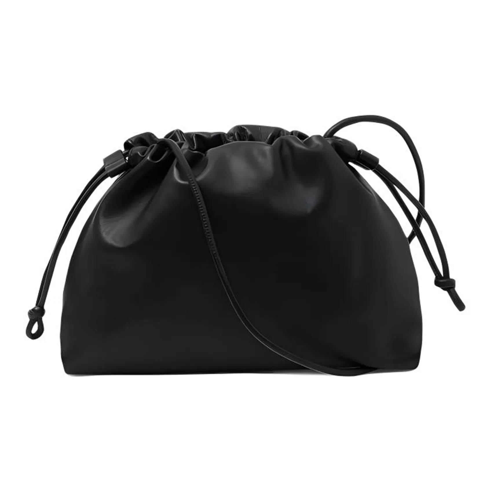 COS Sheepskin Crossbody Bag, Shoulder Bag Regular Women's Black