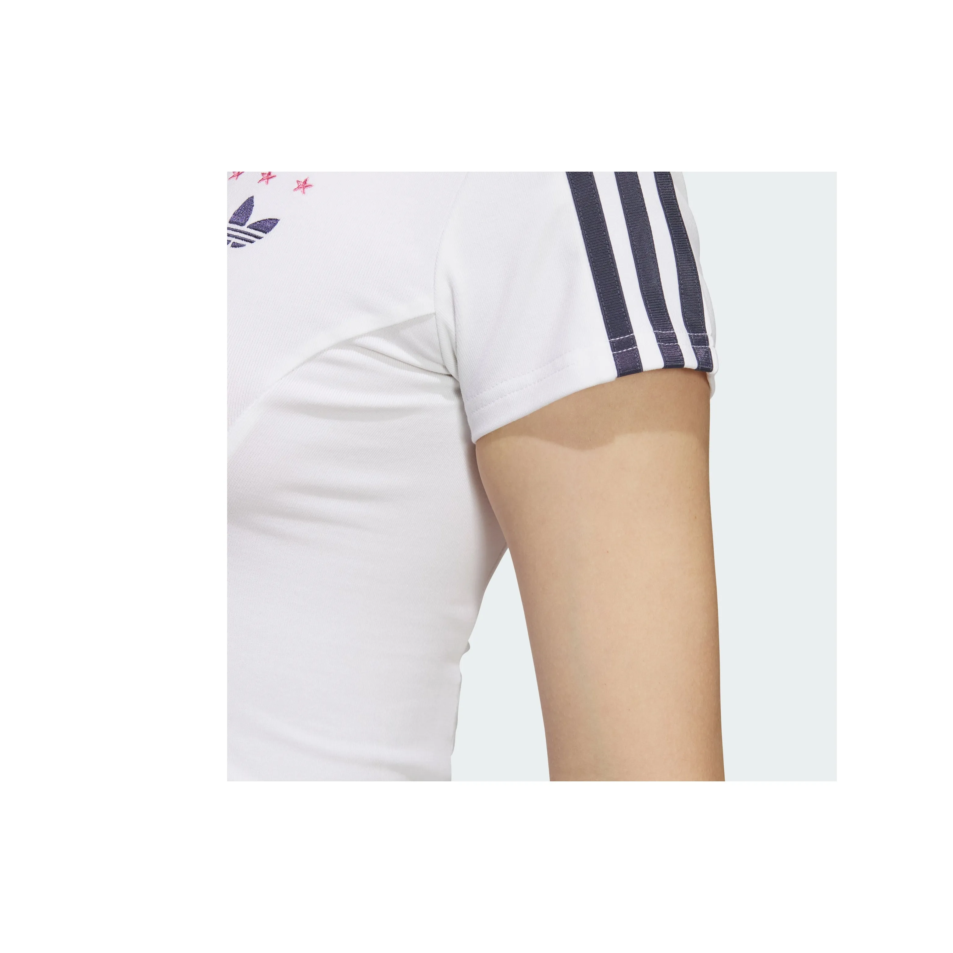 adidas originals Women'ss Crop Jersey T-shirt White