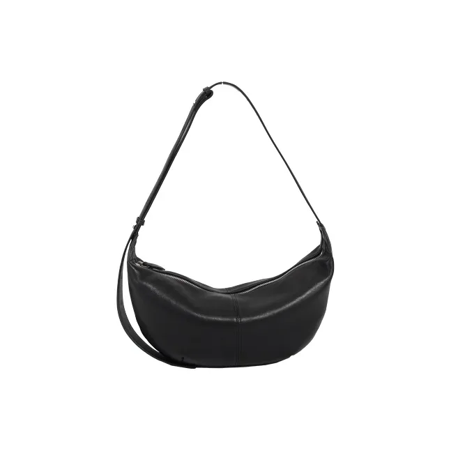 YOCAMU Сумка из коровьей кожи сумка через плечо сумка-хобо сумка-пельмени обычная женская черная белая серебряная