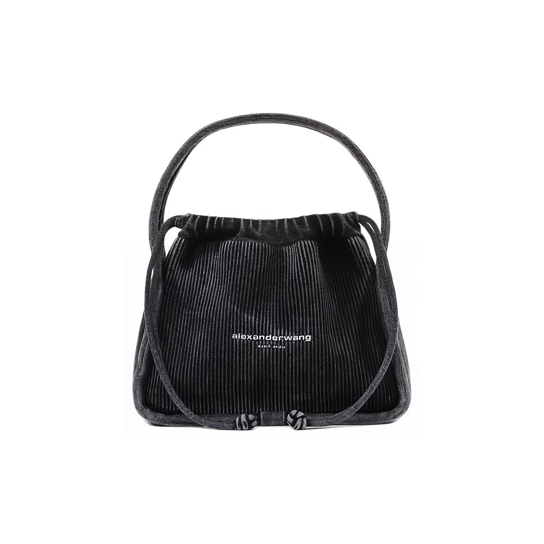 Alexander Wang Cotton With Nylon Handbag Small Size Women's Gray