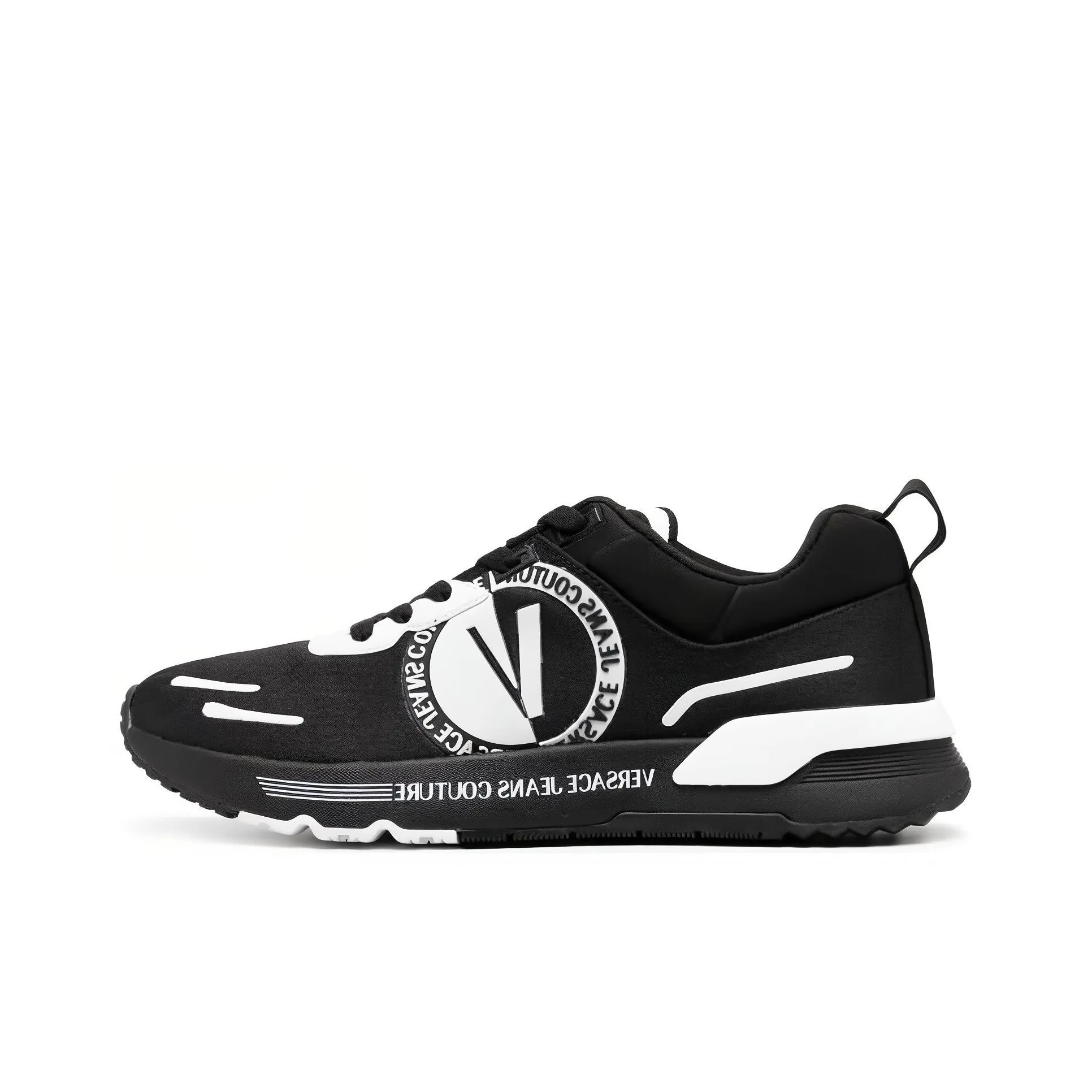 VERSACE JEANS Low Top Casual Shoes Men's Black