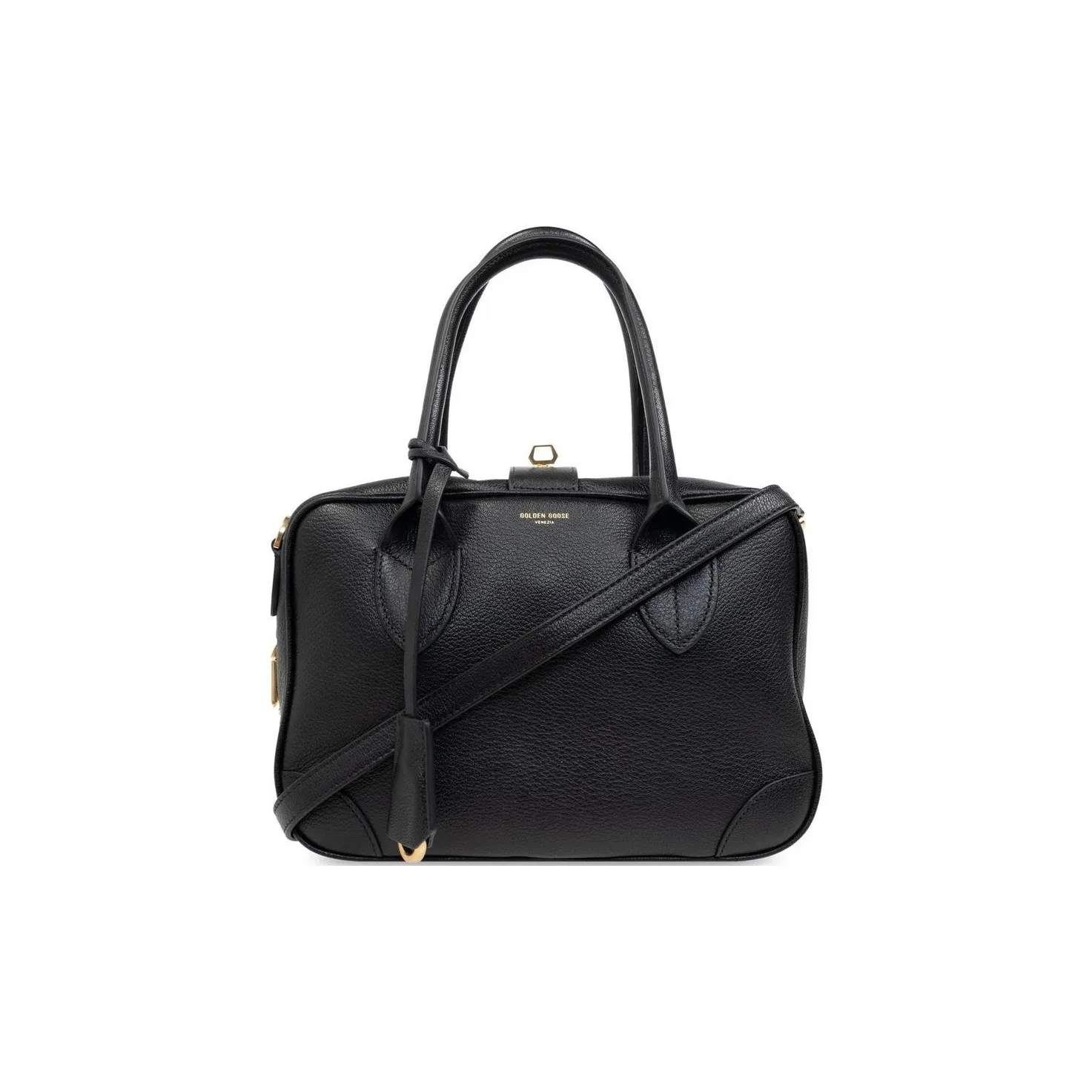 Golden Goose Deluxe Brand Rectangular Logo Printed Tote Bag