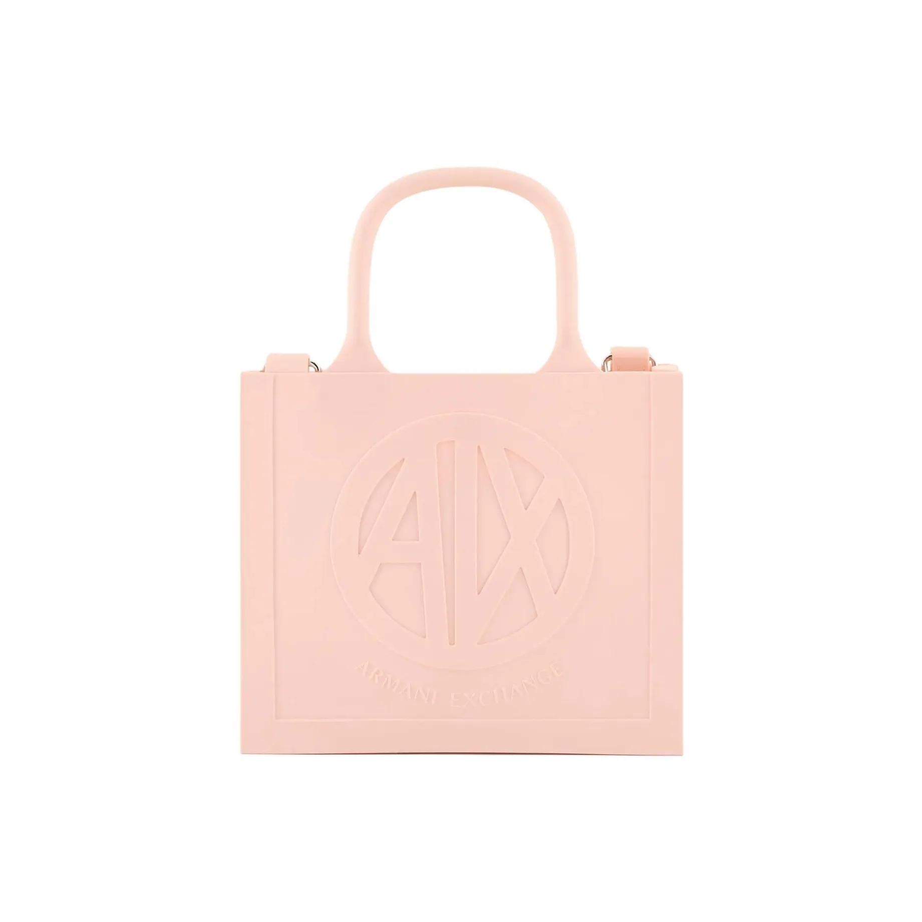 ARMANI EXCHANGEAE PVC Поливинилхлорид Портативная Сумка через плечо Сумка на плечо Женская Розовая