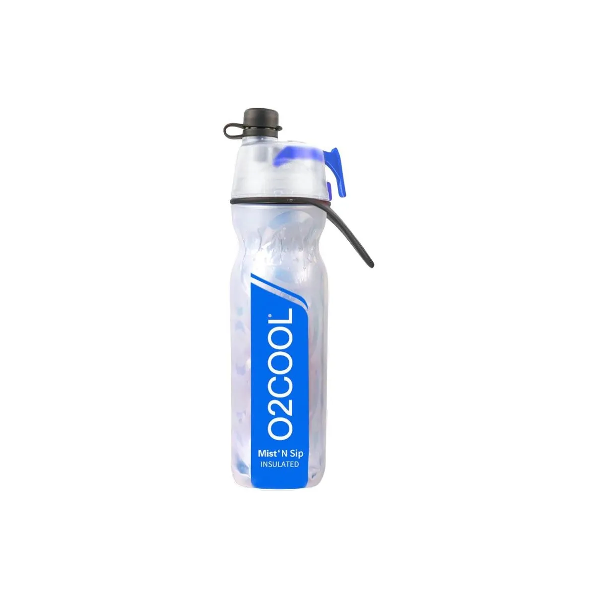 O2COOL Outdoor Water Equipment Water Container 590ml Low Density Polyethylene ABS Resin Light Blue