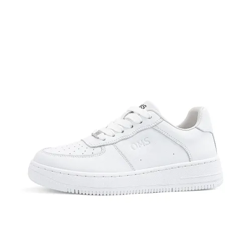 OMS Кроссовки для скейтбординга Low Top Белые Женские