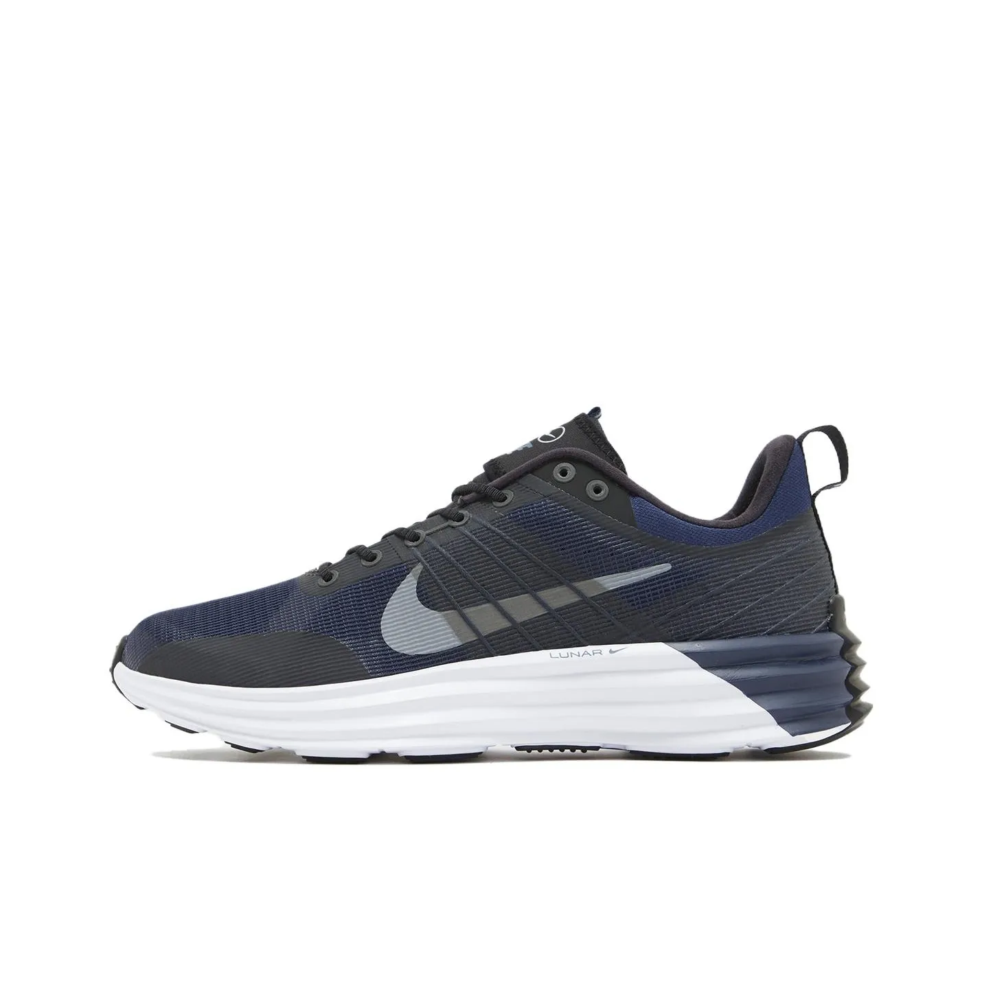 Nike Lunar Roam Low Топ Повседневные Беговые Кроссовки Мужские Синий Черный Белый