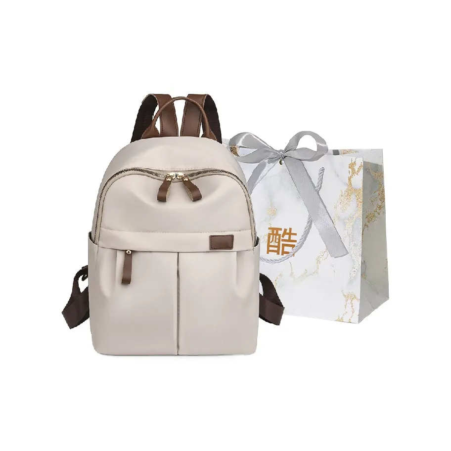 Cool Nylon Backpack Regular Women's Multicolor