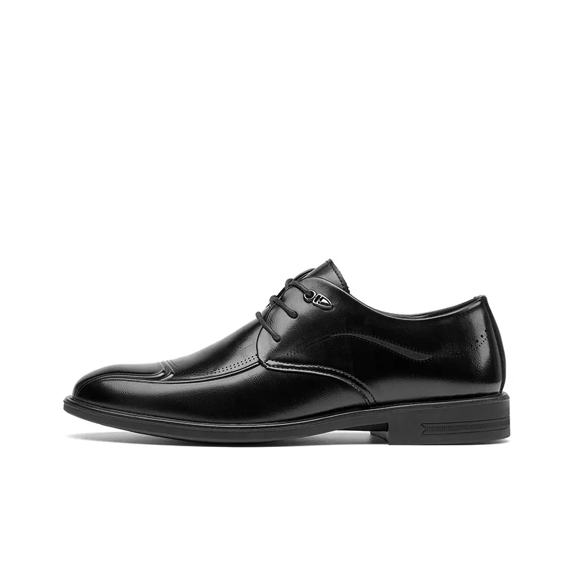 JOSINY Dress Shoes Men's Low Top Black