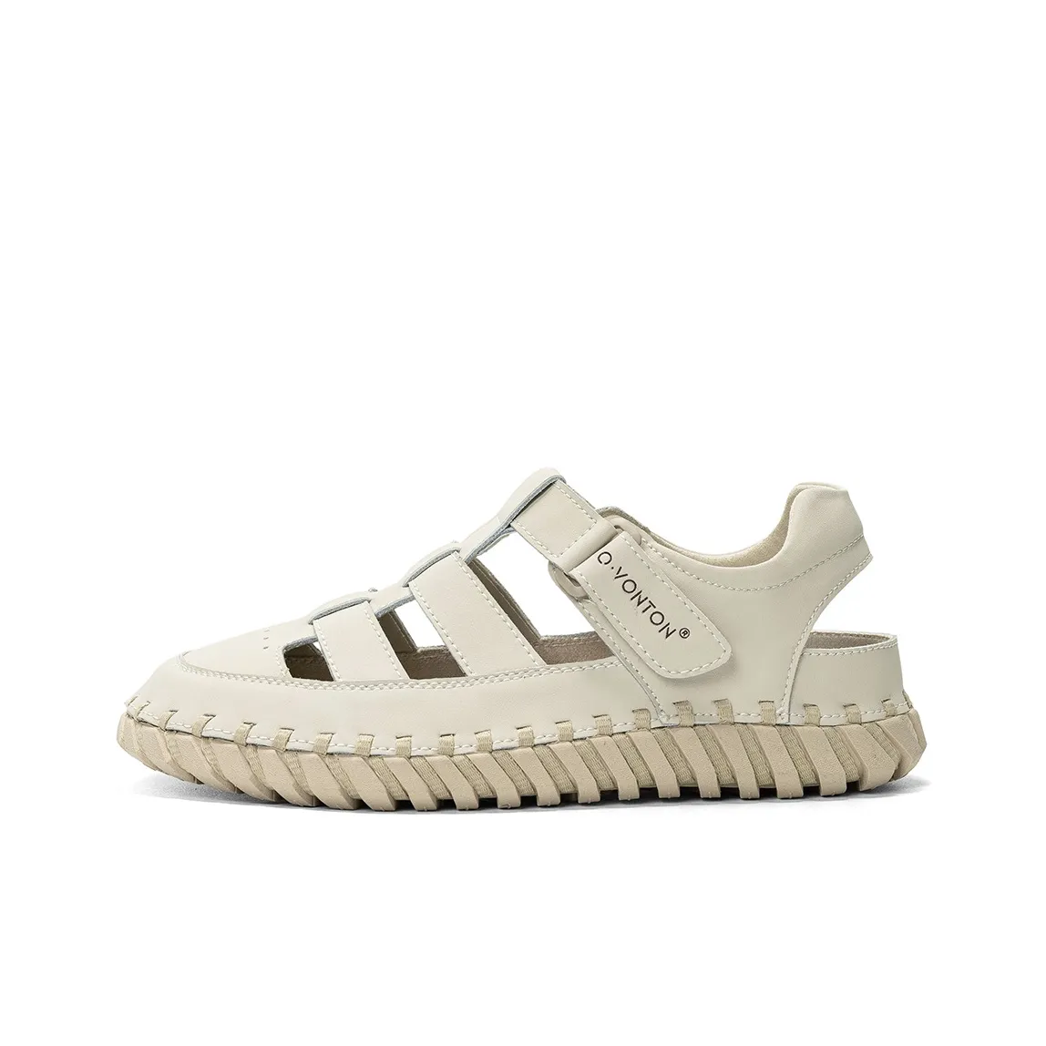 Q.VONTON Римские сандалии 2,5 см Женские Экрю