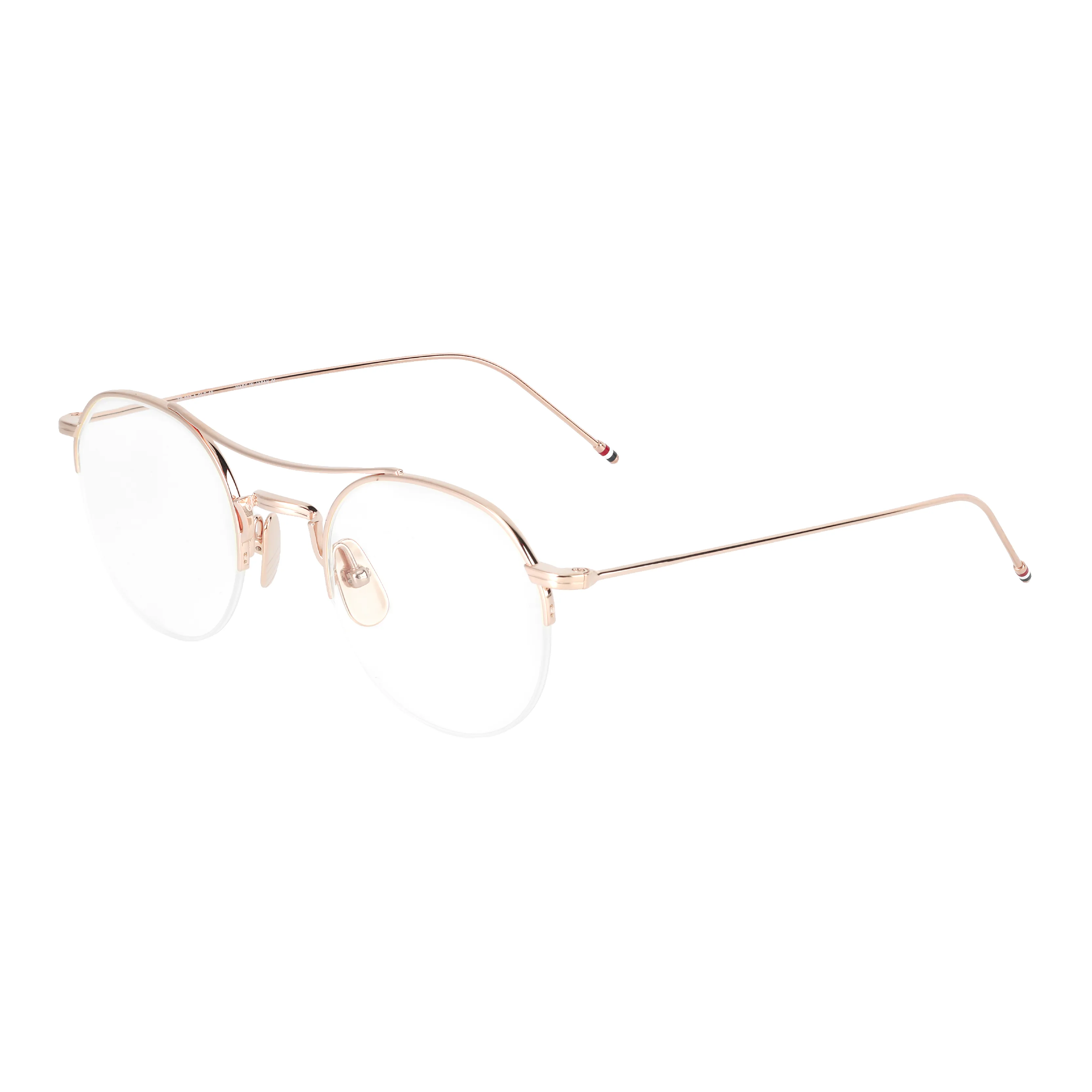 THOM BROWNE· Alloy Round Eyeglass Frames Unisex