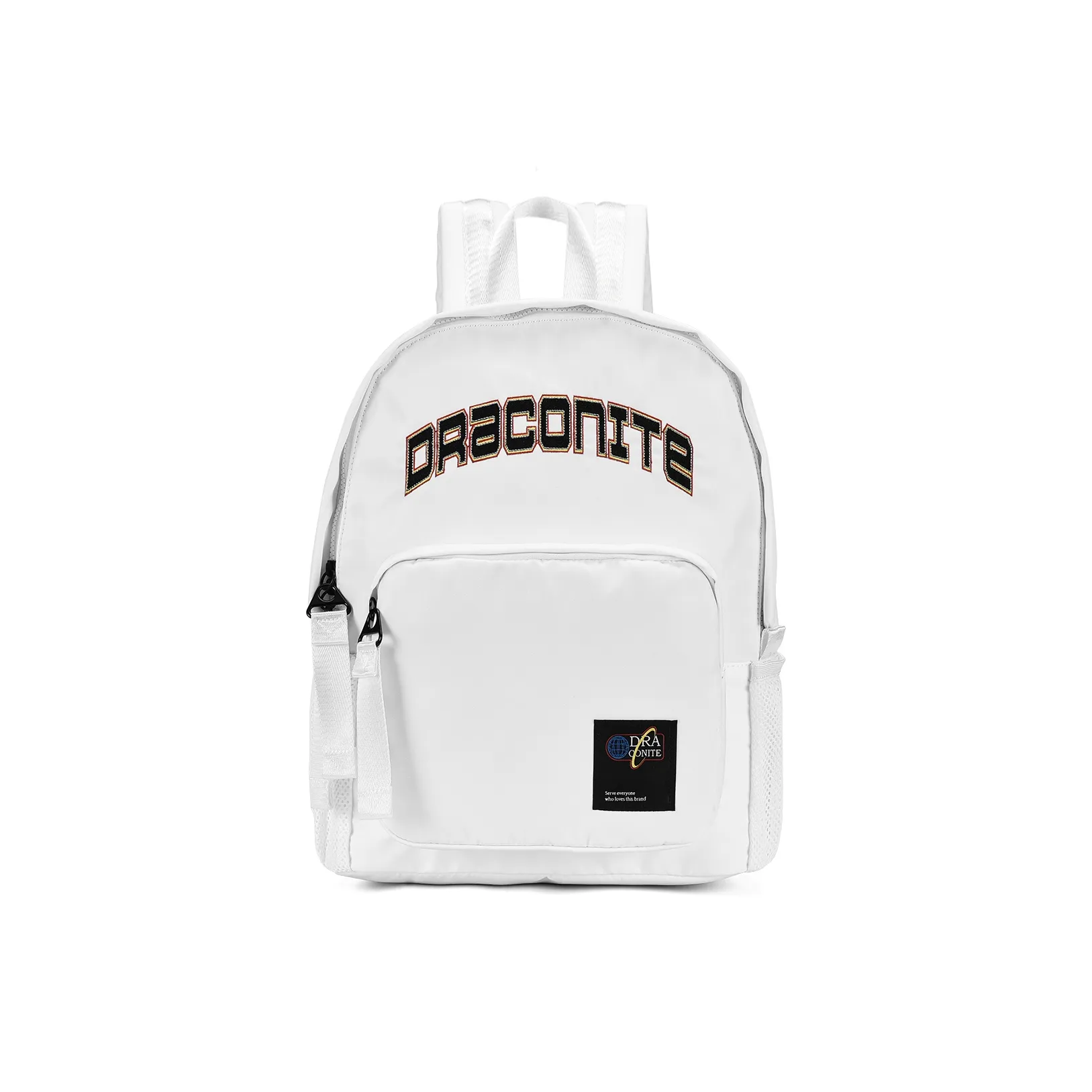 DRACONITE Nylon Backpack Regular Unisex White