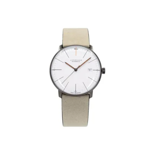 JUNGHANS Автоматический Механический Movement Мужские часы из коллекции Max Bill, 38 мм, белые