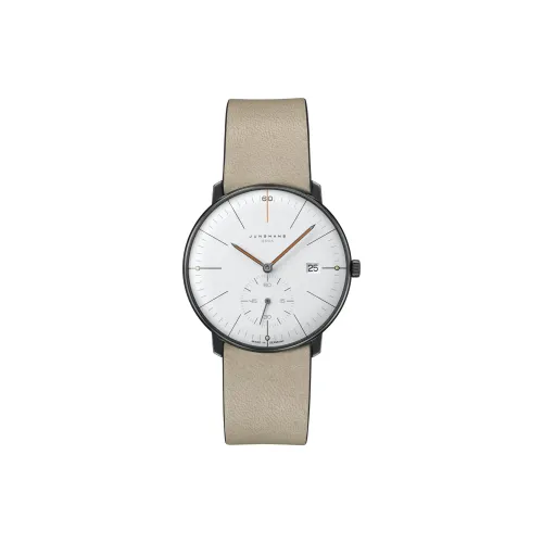 JUNGHANS Автоматический Механический Movement Мужские часы из коллекции Max Bill, 38 мм, белые