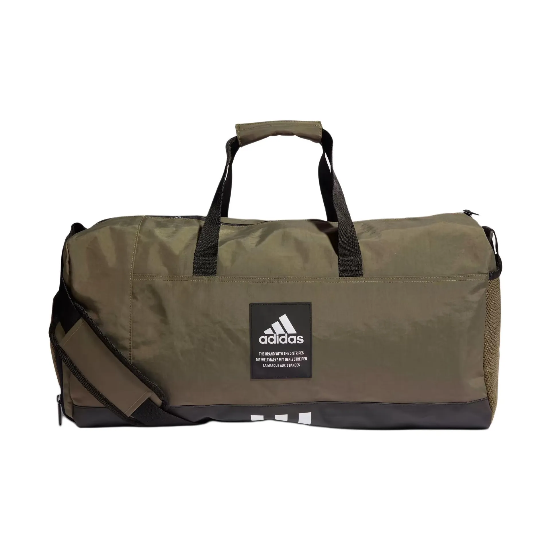 Adidas Nylon Handbag Travel Bag Medium Size Unisex Army Green