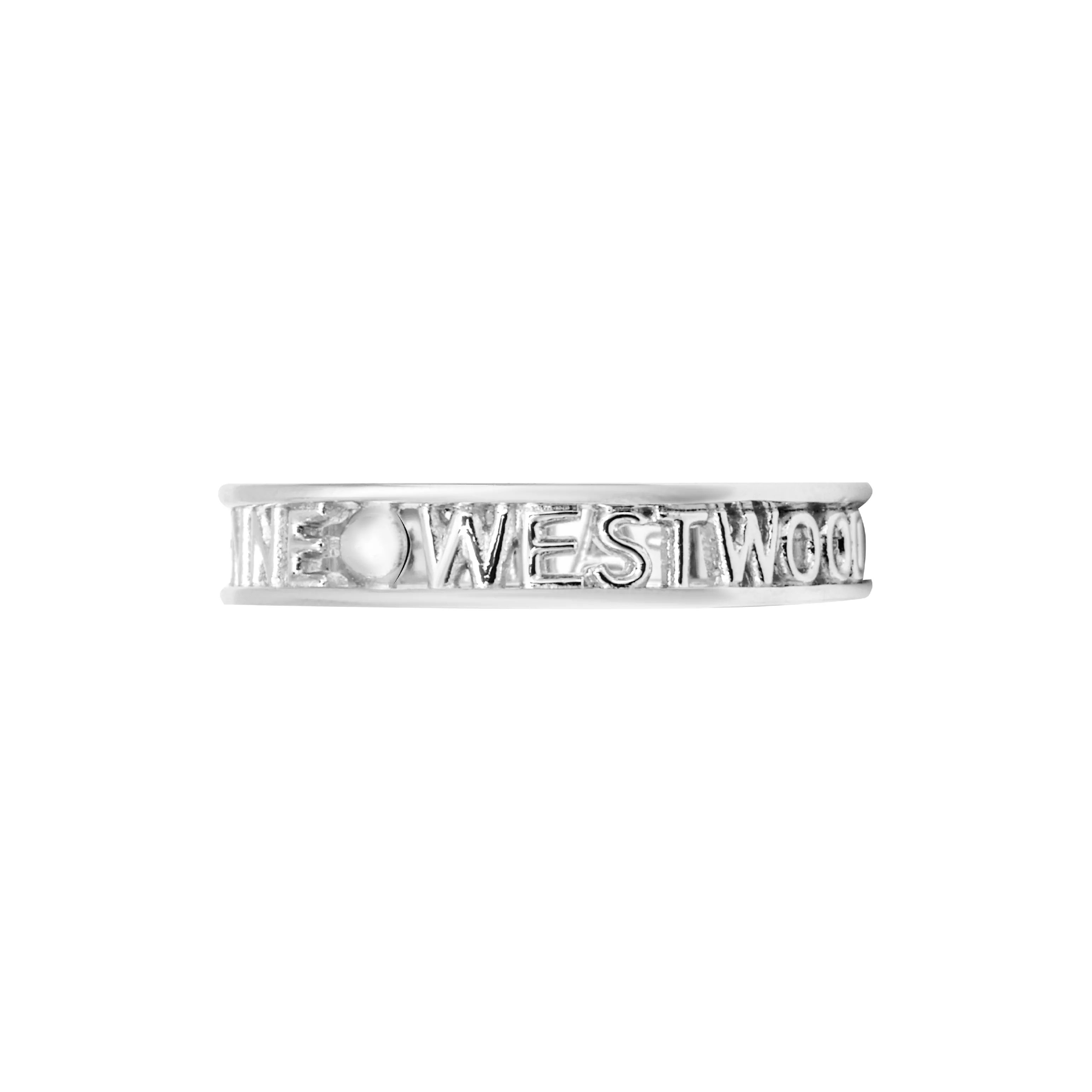 Vivienne Westwood 925 Sterling Silver Rings Unisex Silver