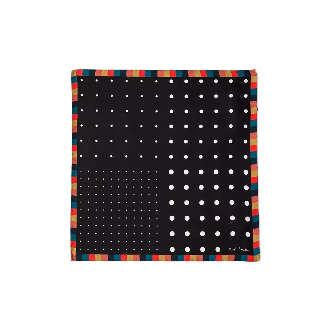 Paul Smith Pocket Square Scarf Men's Black