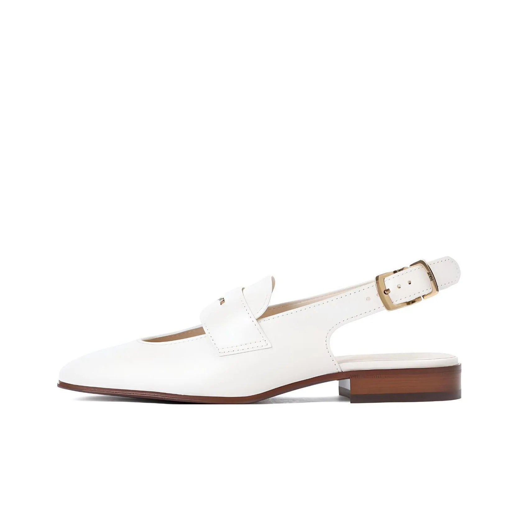 TOD'S Slingback Leather Loafers