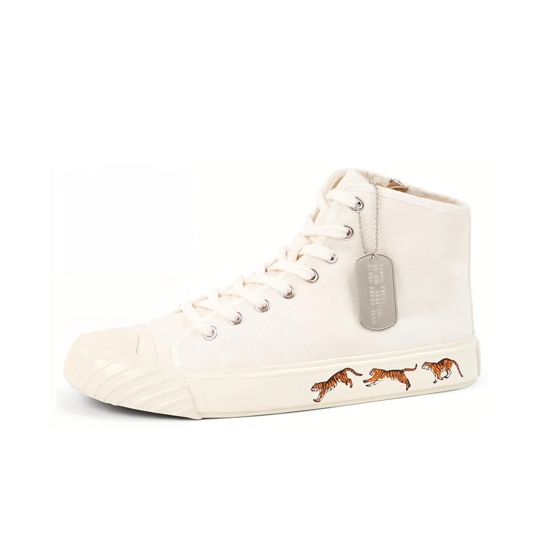 KENZO Tiger-print Lace-up Sneakers