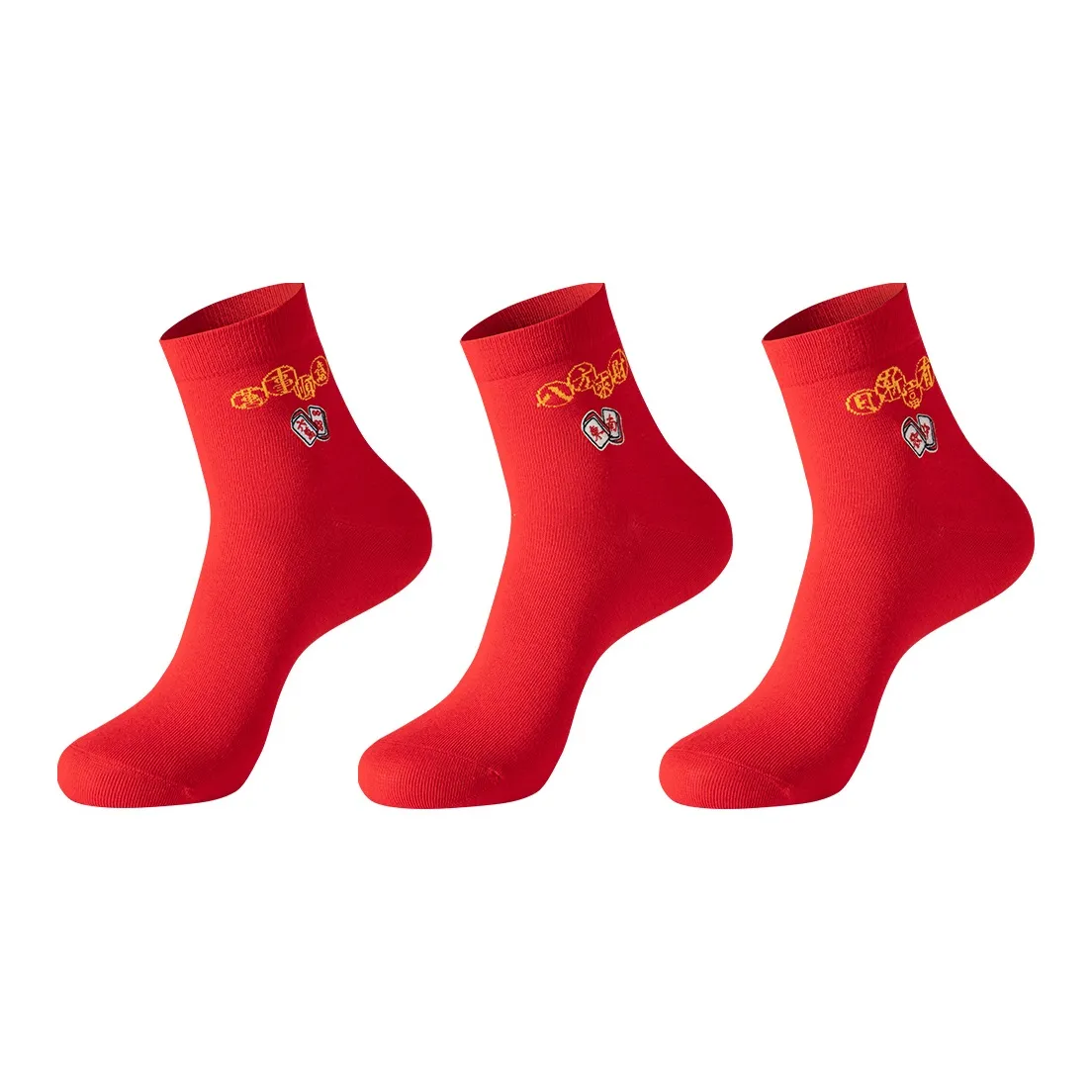 Носки Seven High мужские 3 пачки красного цвета