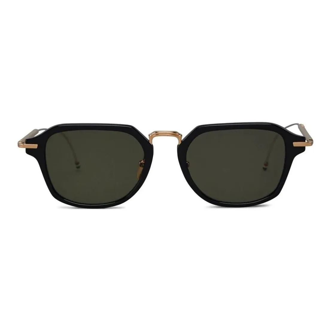 THOM BROWNE Geometric frame Tinted Sunglasses