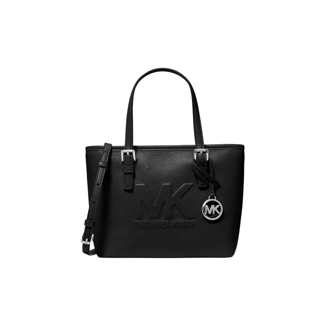 MICHAEL KORS Jet Set Кожа Тоут Сумка Сумка для покупок Сумка на плечо Сумка Экстра Маленькая Унисекс Черная