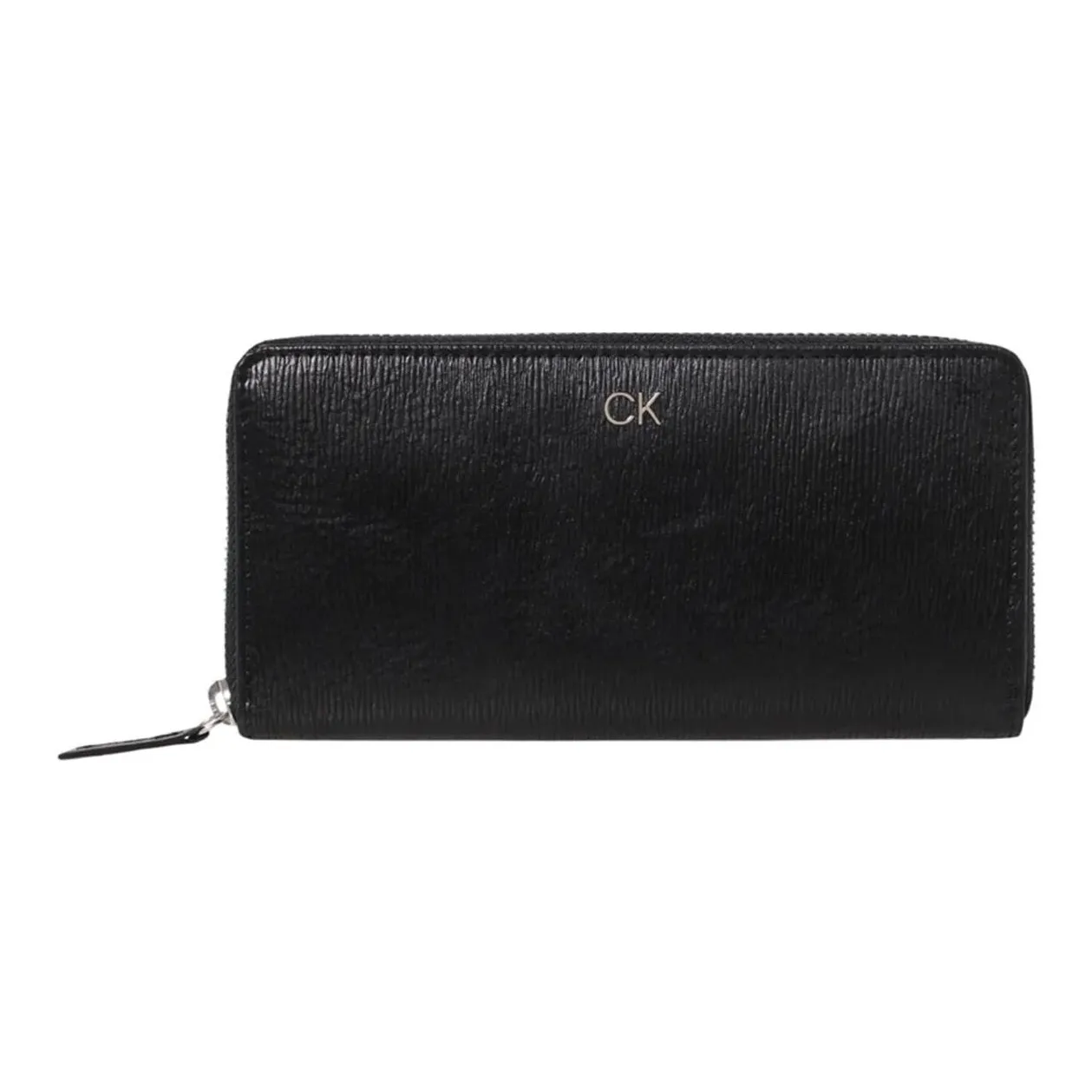 CALVIN KLEIN Genuine Leather Wallet Men's Black
