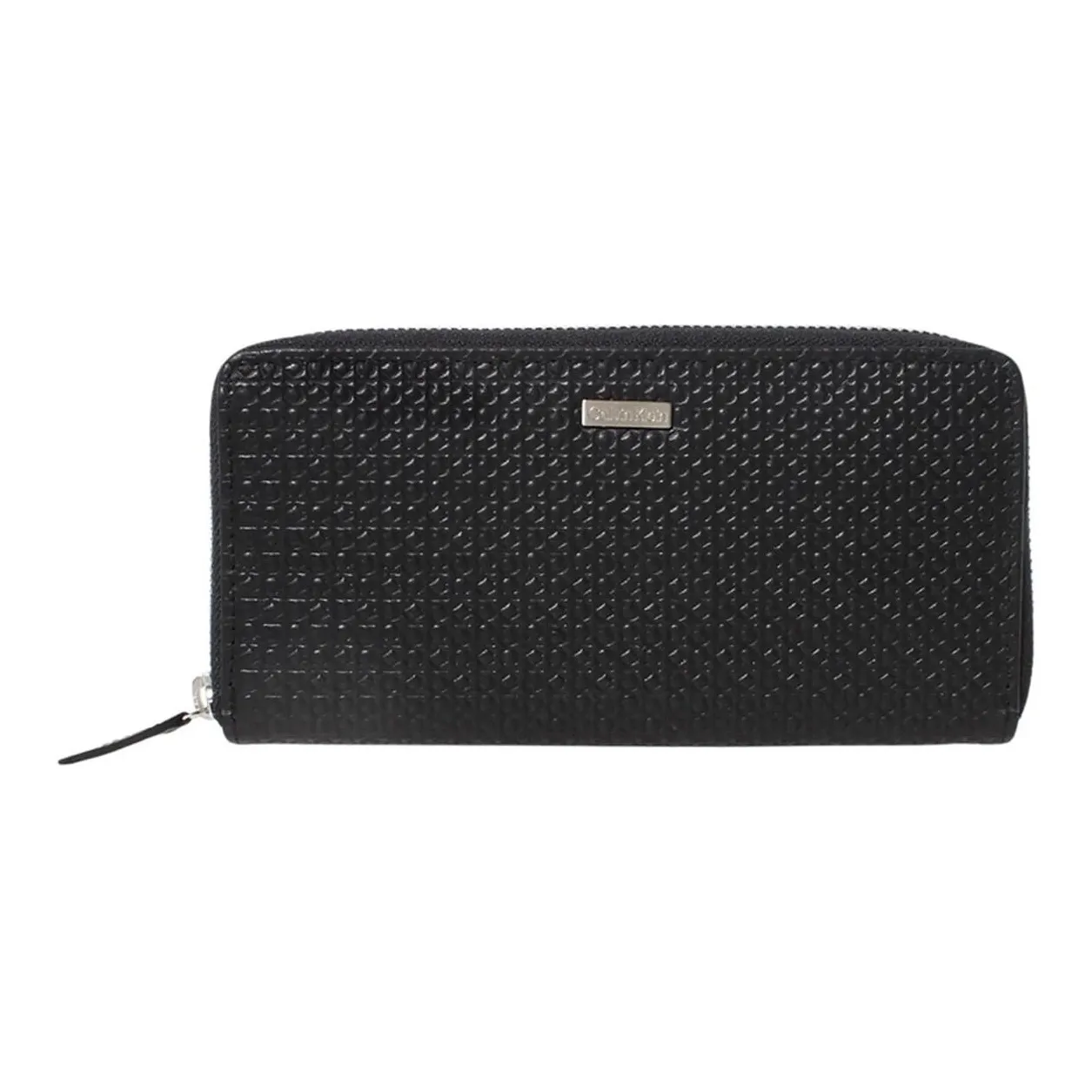CALVIN KLEIN Genuine Leather, Leather Wallet Men's Black