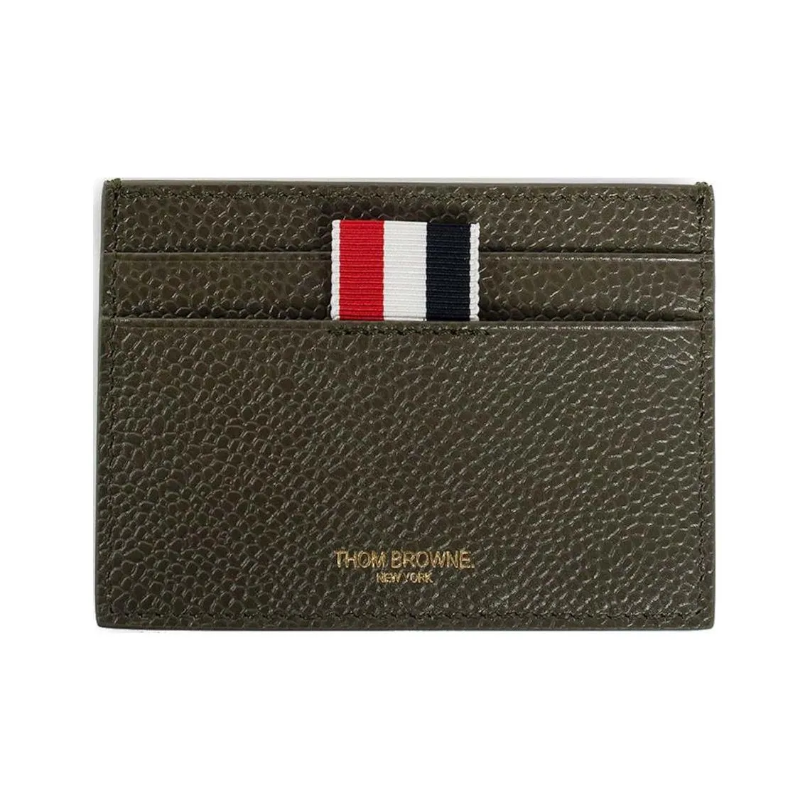 THOM BROWNE Logo Printed Credit Card Holder