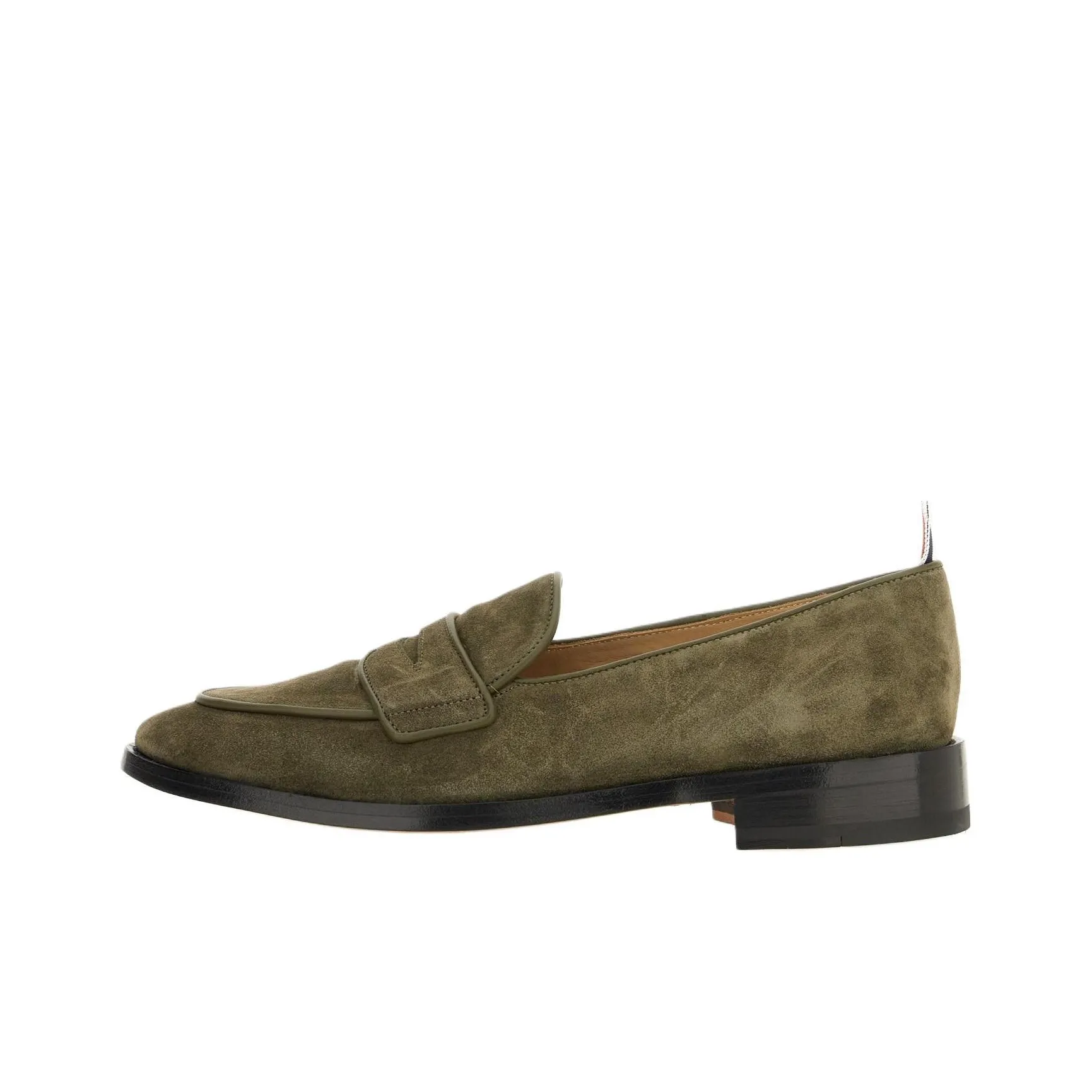 THOM BROWNE Rwb Striped Varsity Penny Loafers