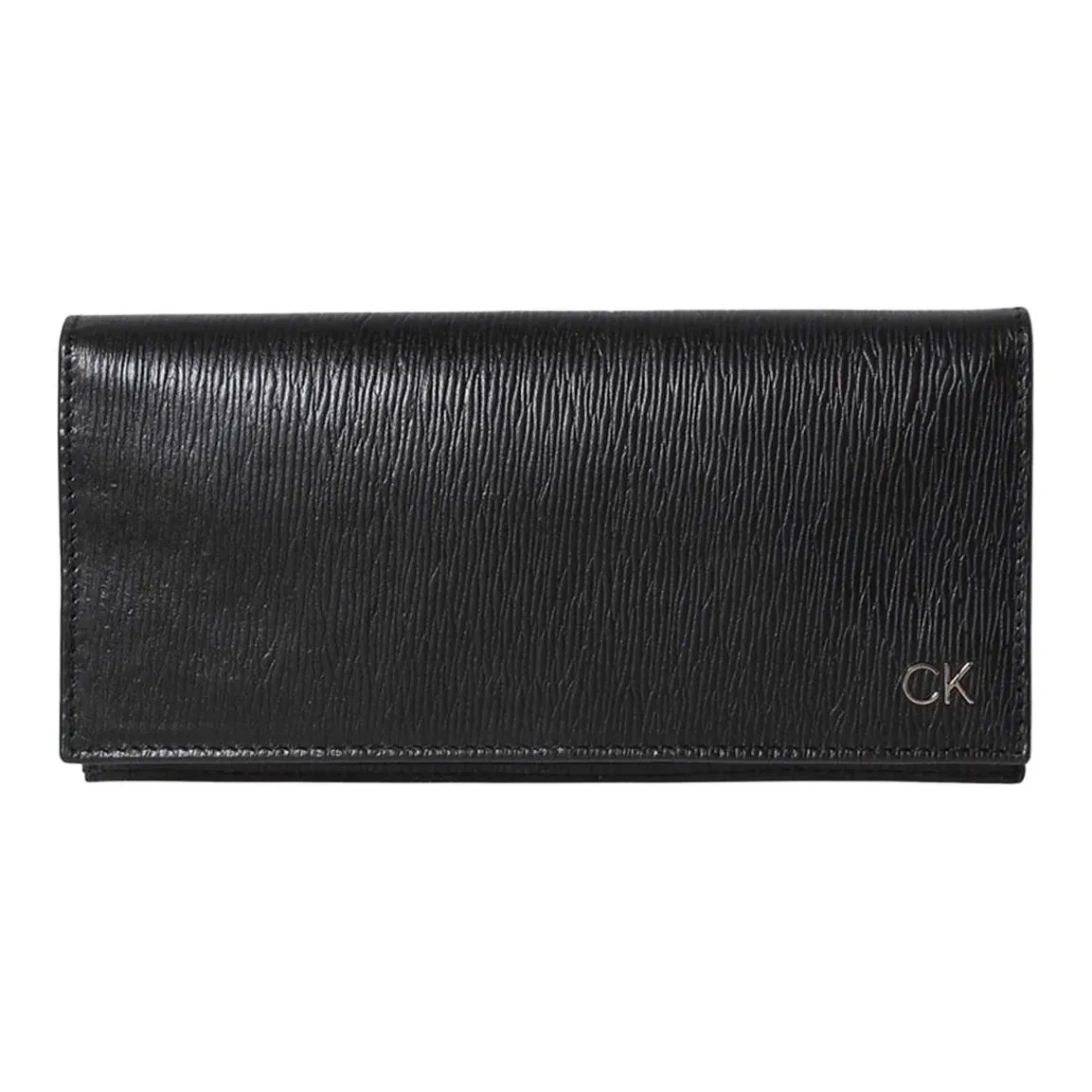 CALVIN KLEIN Genuine Leather Wallet Men's Black