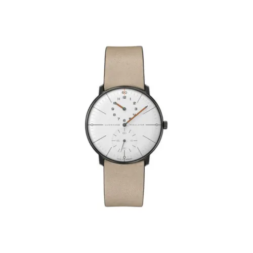 JUNGHANS Автоматический Механический Movement Мужские часы из коллекции Max Bill, 38 мм, белые