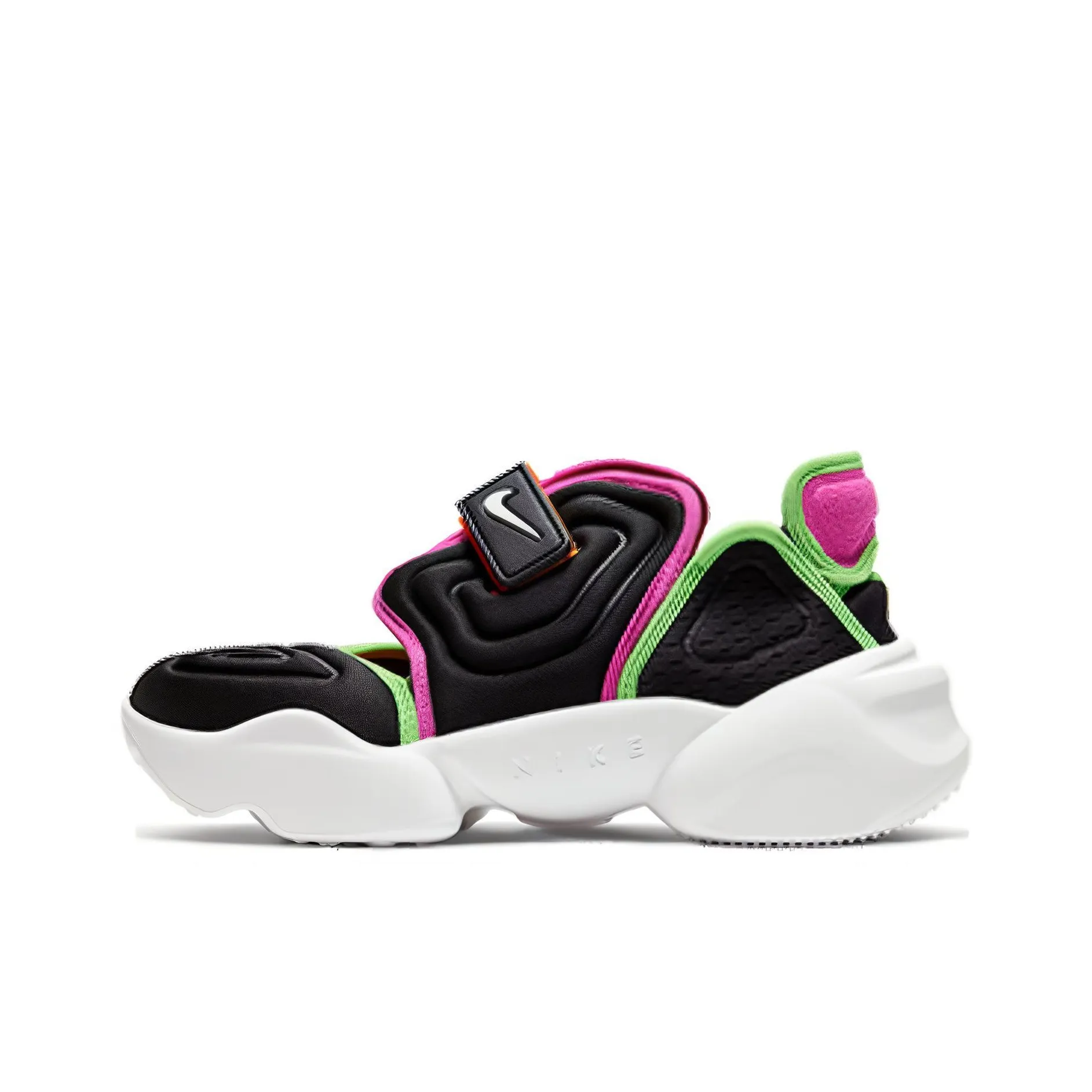 Nike Aqua Rift Shock Absorbers Slip-Resistant Abrasion-Resistant Low Top Casual Running Shoes Women's Black White Найк Аква Рифт Шок Абсорберз Антислип Резистентный Абразивный Низкий Топ Повседневные Беговые Кроссовки Женские Черный Белый
