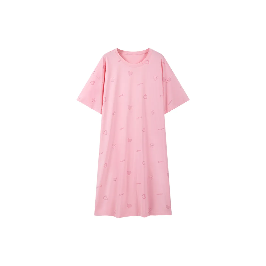 H YXIANG Nightgown Women's Tangerine Pink