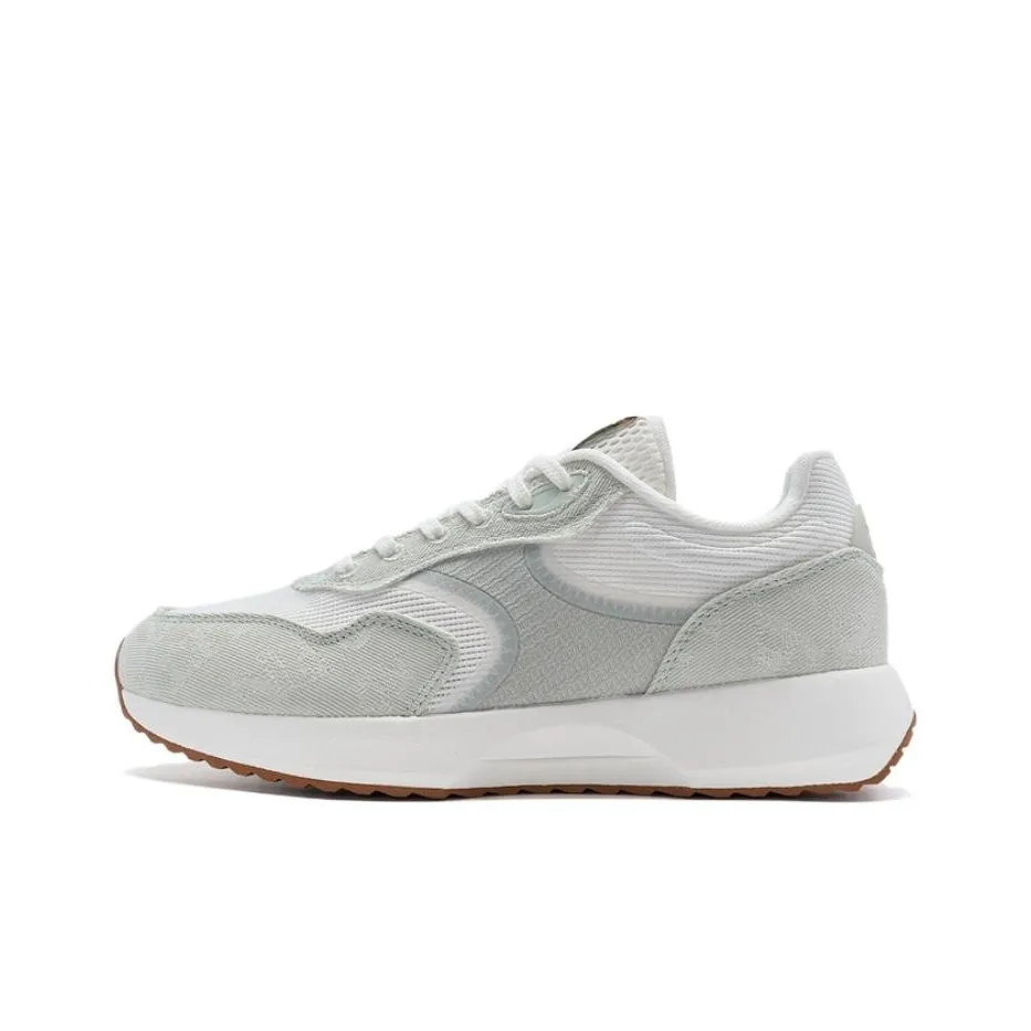 XTEP Trace Shadow 5.0 Slip Resistant Low Top Casual Shoes Women's Green Gray White