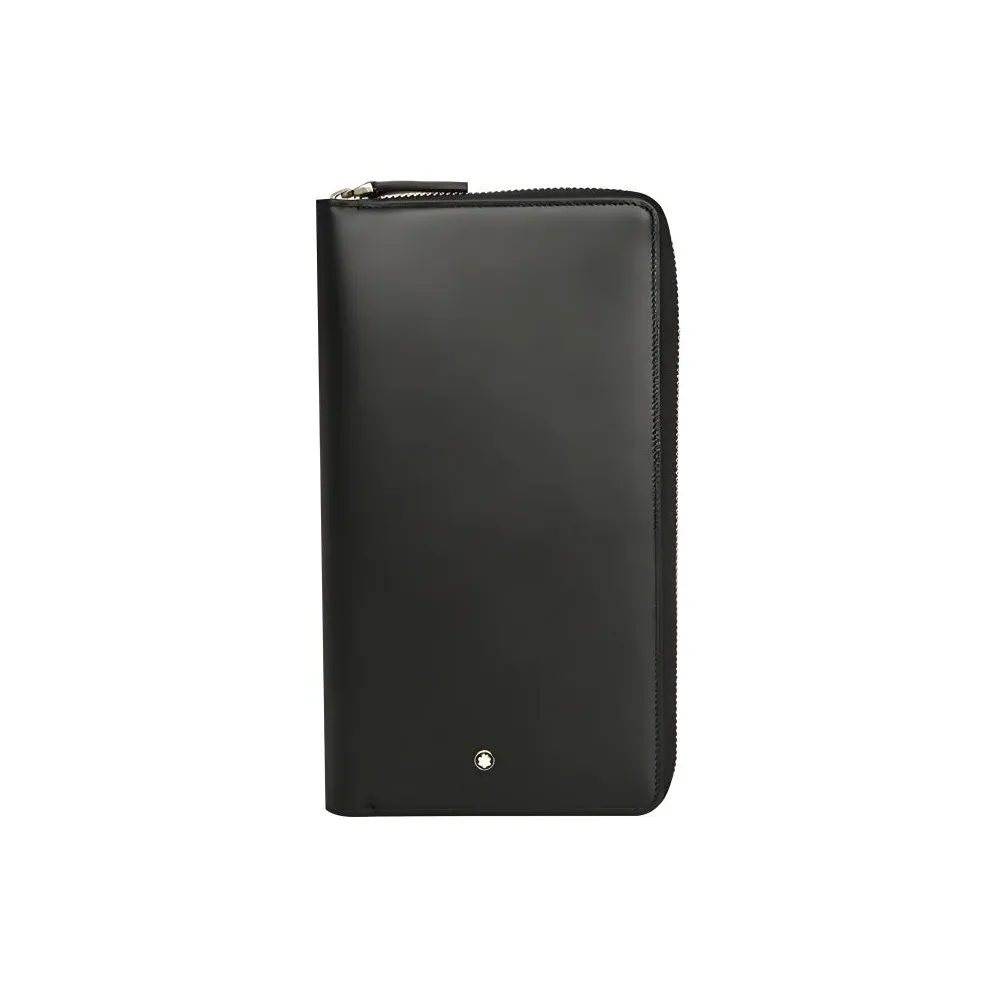 MONTBLANC Meisterstuck Кожа Кошелек Мужской Черный