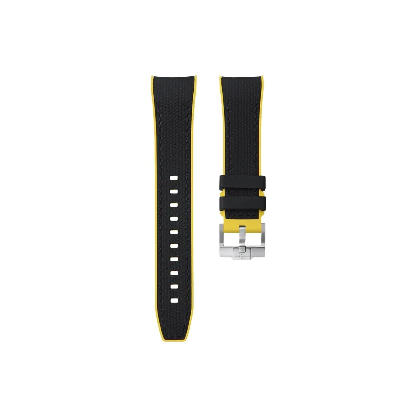 VAGENARI Rubber Strap Compatibility For OMEGA Seamaster 300 Vintage 41mm Collection Watch Band Unisex