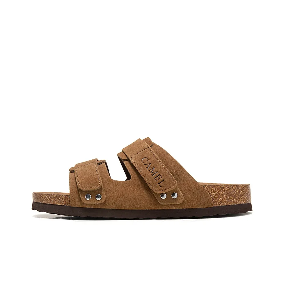 CAMEL Slide Slippers Men's Brown