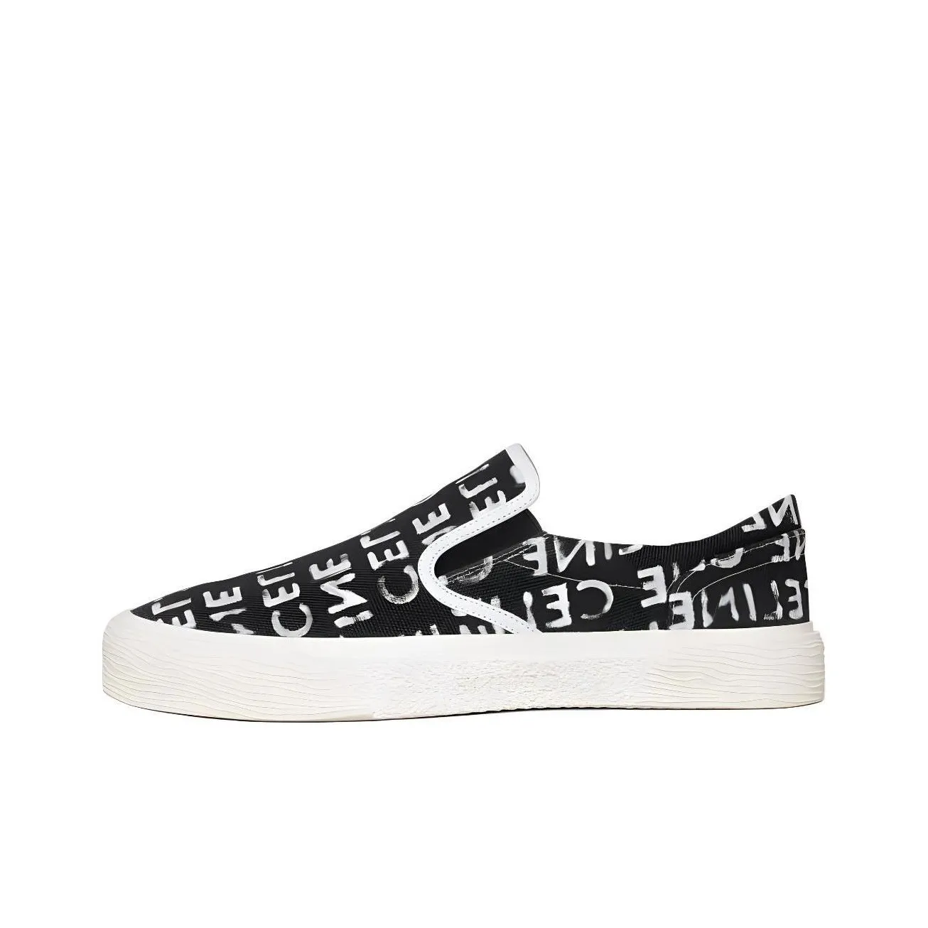 CELINE Elliot Low Top Skateboard Shoes Men's Black